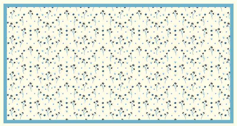 Alfombra vinílica dormitorio sutil motivo botánico - TenVinilo