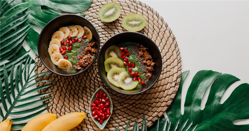 Alfombra vinílica cocina fruta saludable - TenVinilo