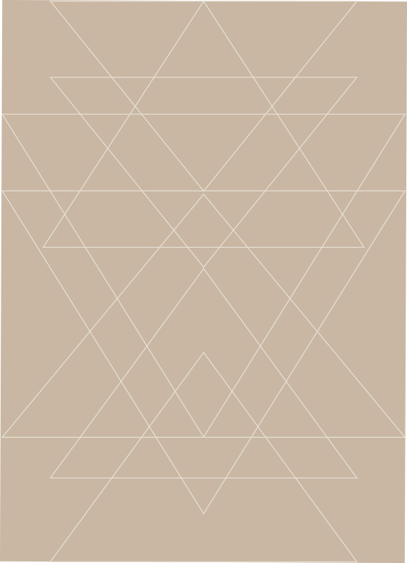 Alfombra vinilo geométrica triángulos nórdicos - TenVinilo