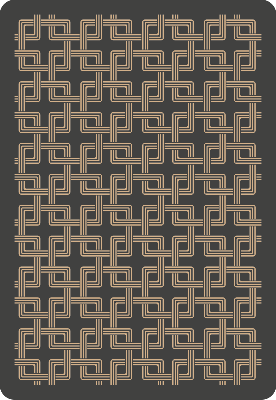 Alfombra vinilo mosaico cuadrados encadenados - TenVinilo