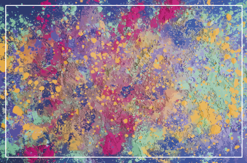 Alfombra vinílica imitación explosión abstracta - TenVinilo