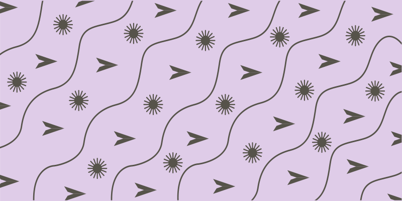 Alfombra vinílica nórdica patrón soles - TenVinilo