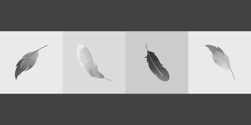 Alfombra vinílica de animales minimalismo de plumas - TenVinilo