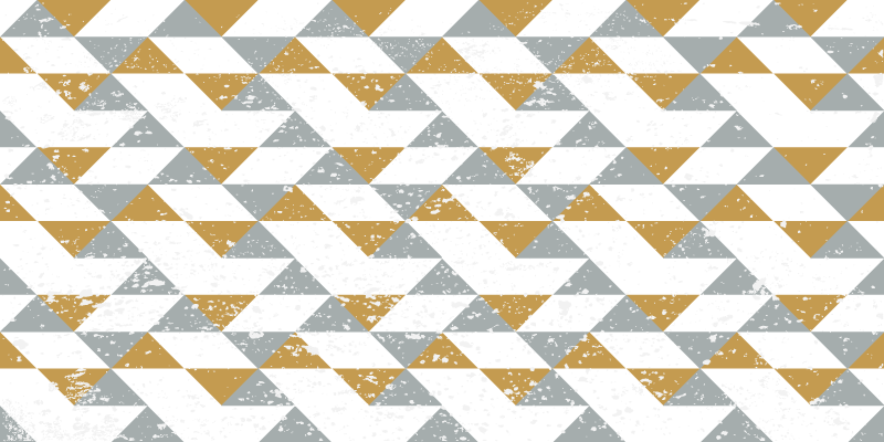 Alfombra vinílica geométrica patrón de triángulo diagonal - TenVinilo