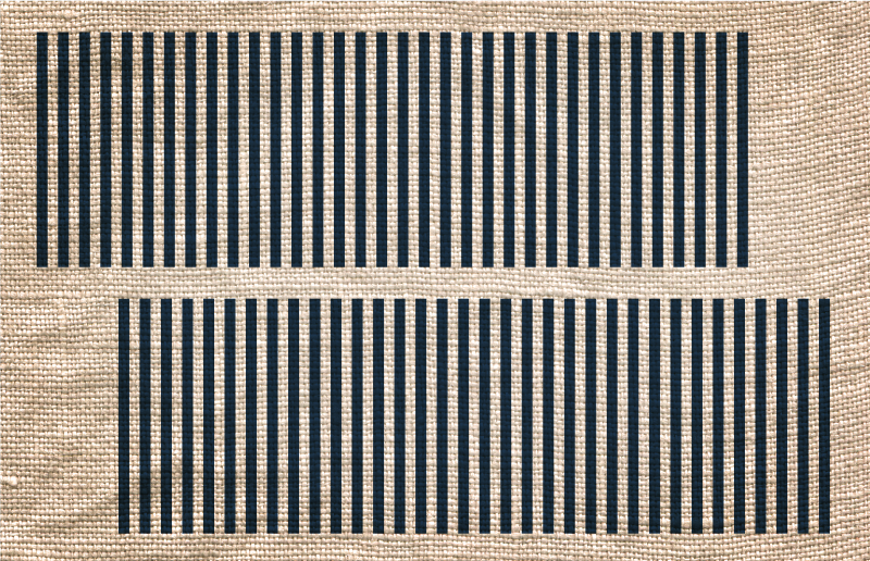 Alfombra vinílica salón patrón de rayas beige - TenVinilo