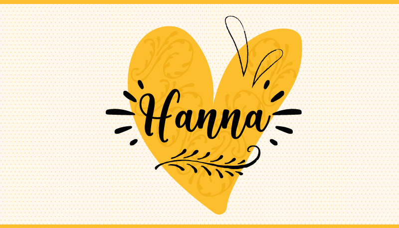 Alfombra vinílica con nombre corazón amarillo - TenVinilo