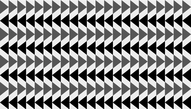 Alfombra vinílica geométrica patrón triangular gris - TenVinilo