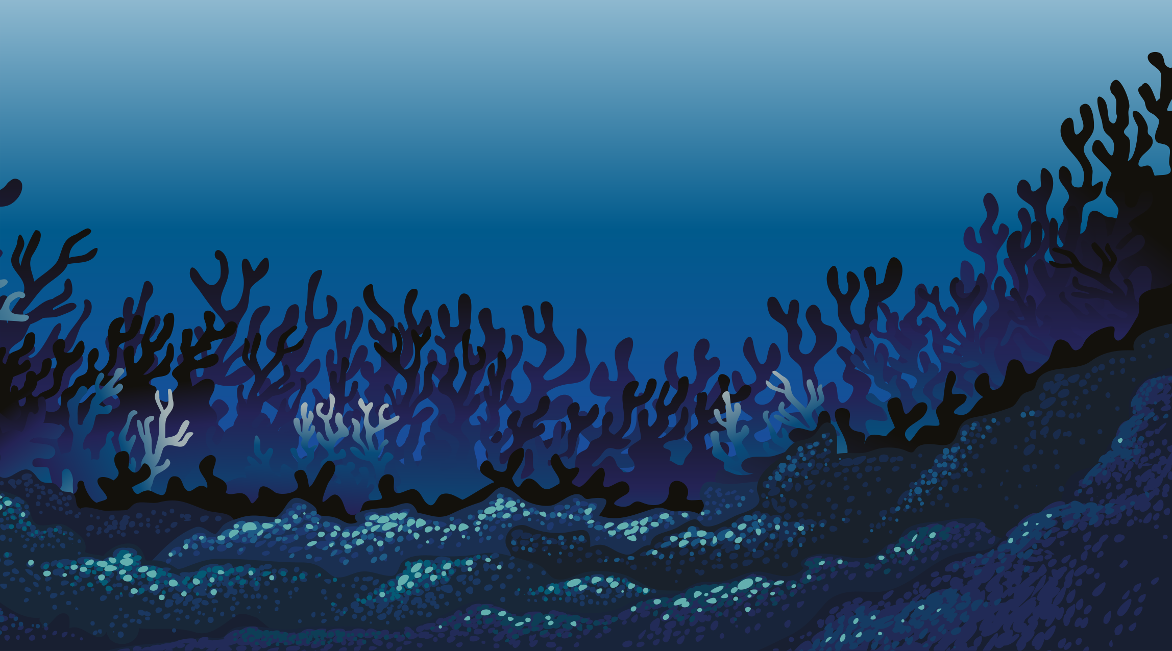 Alfombra vinílica naturaleza patrones de arrecifes de coral - TenVinilo