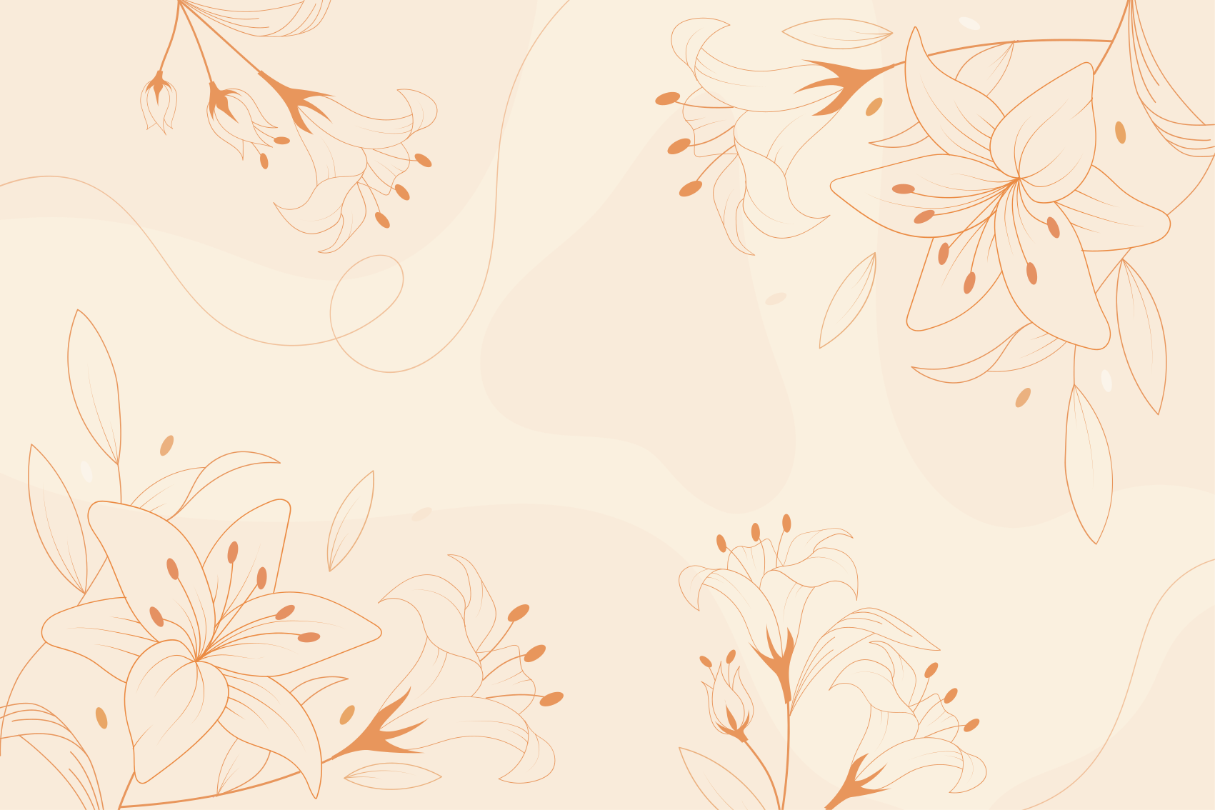 Alfombra vinílica flores elegante componente botánico - TenVinilo