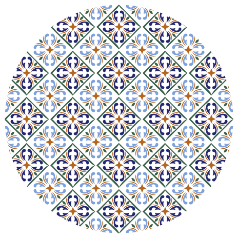 Alfombra vinilo cocina Diseños de teja cuadrada - TenVinilo