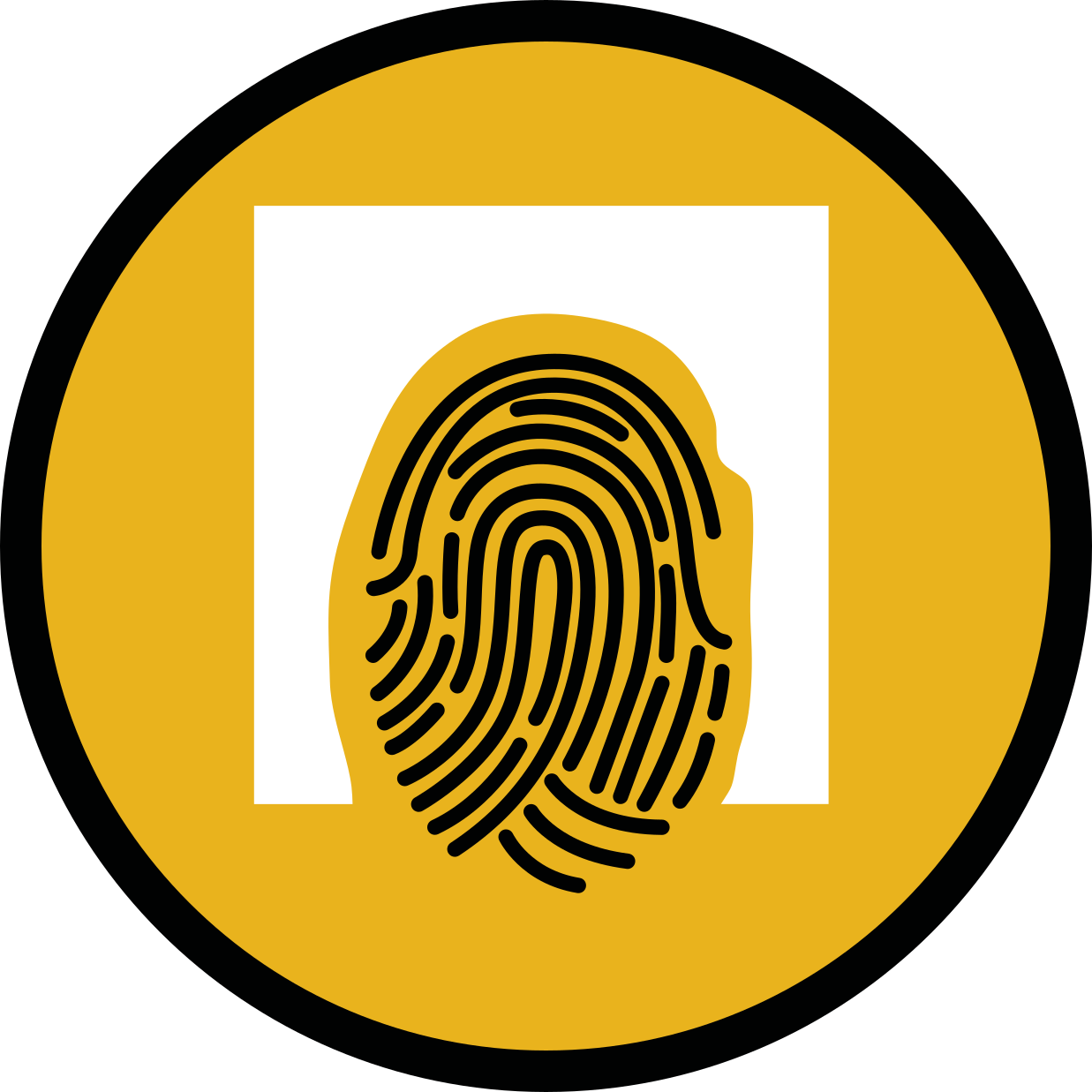 Alfombra vinílica mosaico patrón de huellas dactilares - TenVinilo