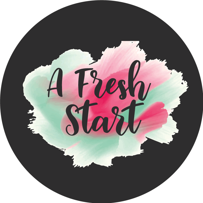 Alfombra vinilo redonda Una mancha de acuarela de color de comien - TenVinilo