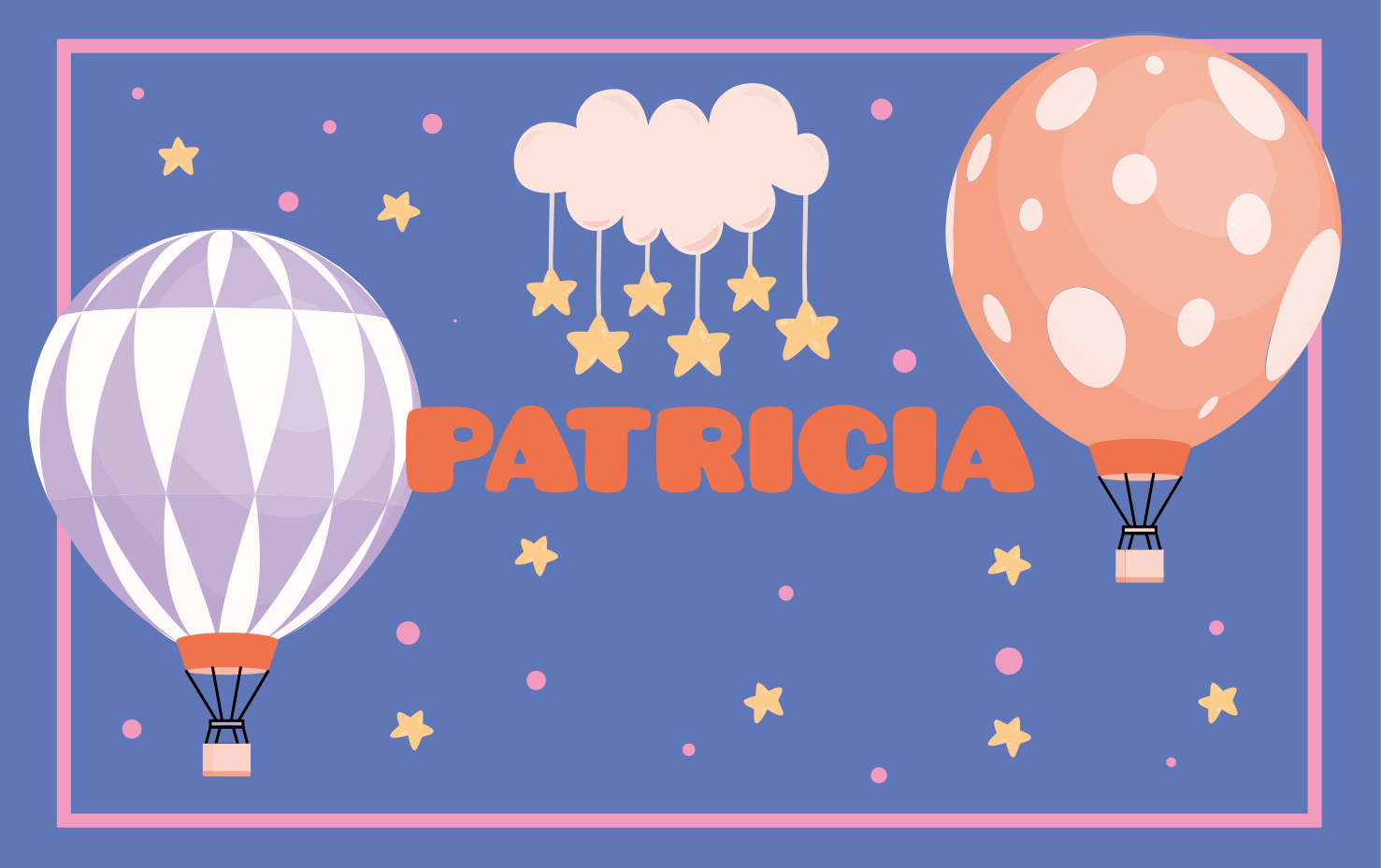 Alfombra vinílica personalizable aventuras en globo - TenVinilo