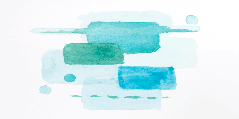 Alfombra vinílica salón bloques de colores acuáticos - TenVinilo