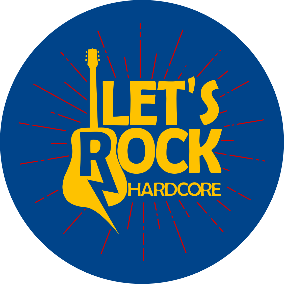 Alfombra vinílica dormitorio Texto y guitarra de música rock - TenVinilo