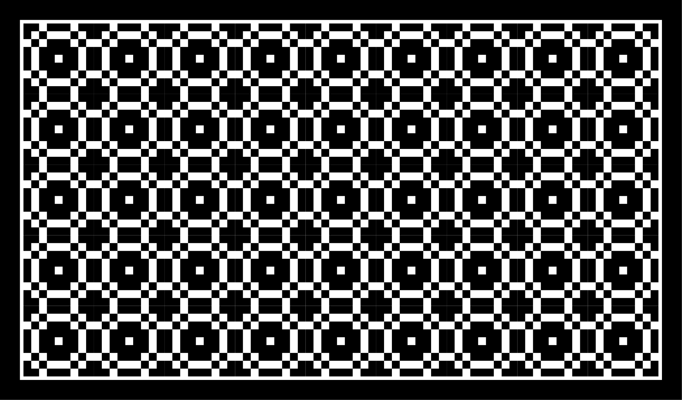 Alfombra vinílica geométrica patrón monocromático - TenVinilo