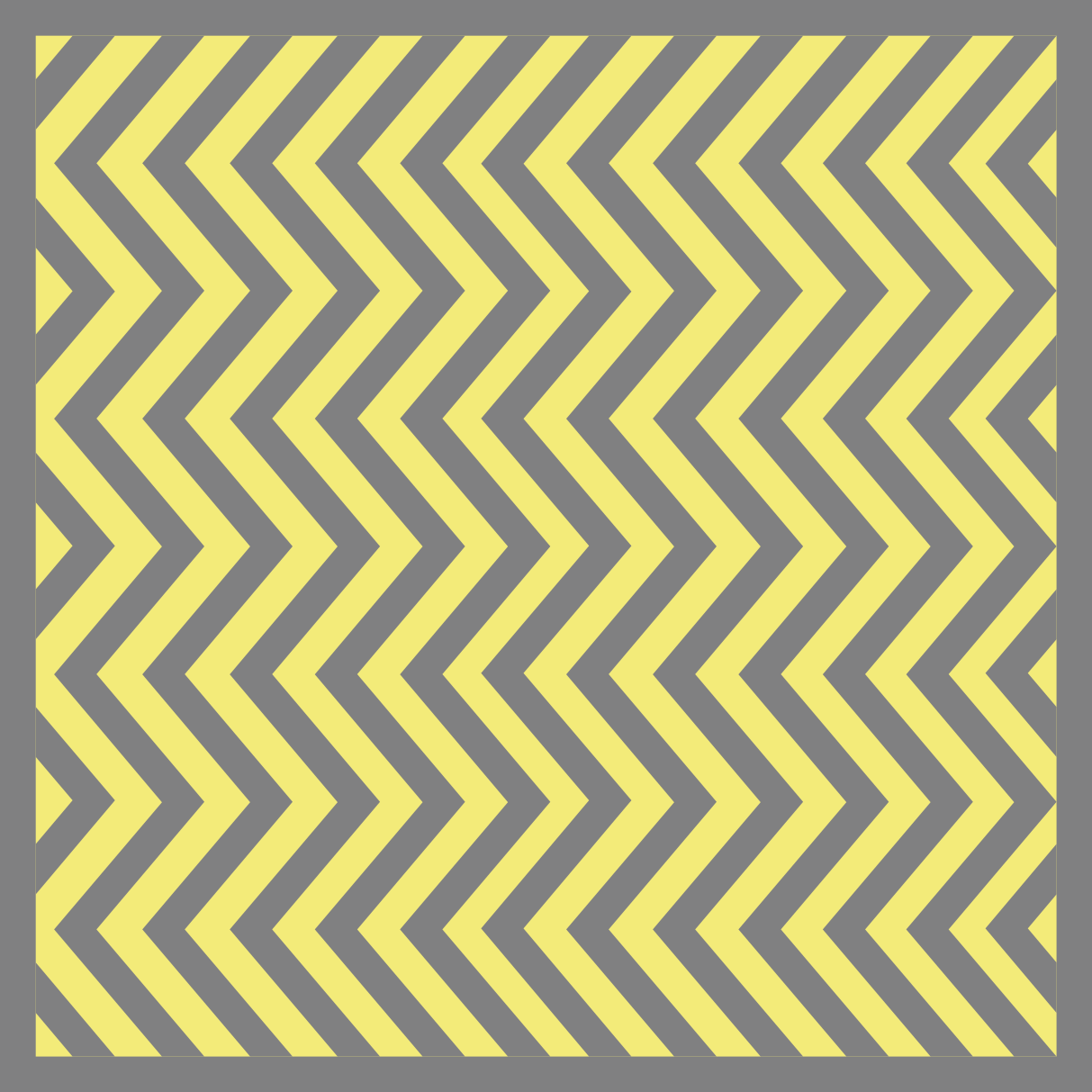 Alfombra vinílica rayas en zigzag amarillo y gris - TenVinilo