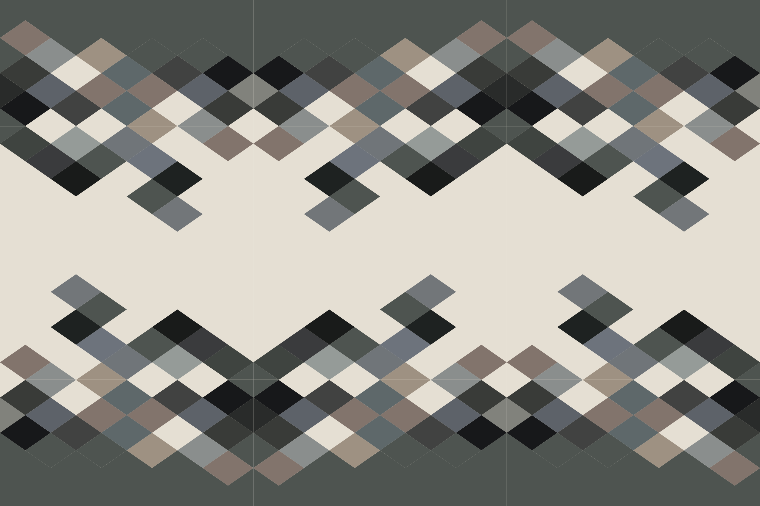 Alfombra vinílica mosaico motivo geométrico contemporáneo - TenVinilo