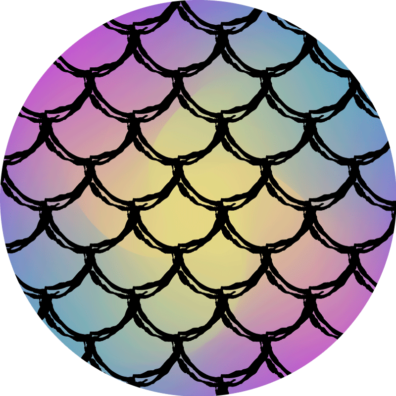 Alfombra vinílica carretera patrón de gradiente de escamas - TenVinilo