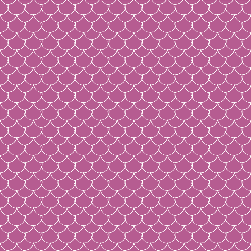 Alfombra vinílica animal print escamas de sirena rosa - TenVinilo