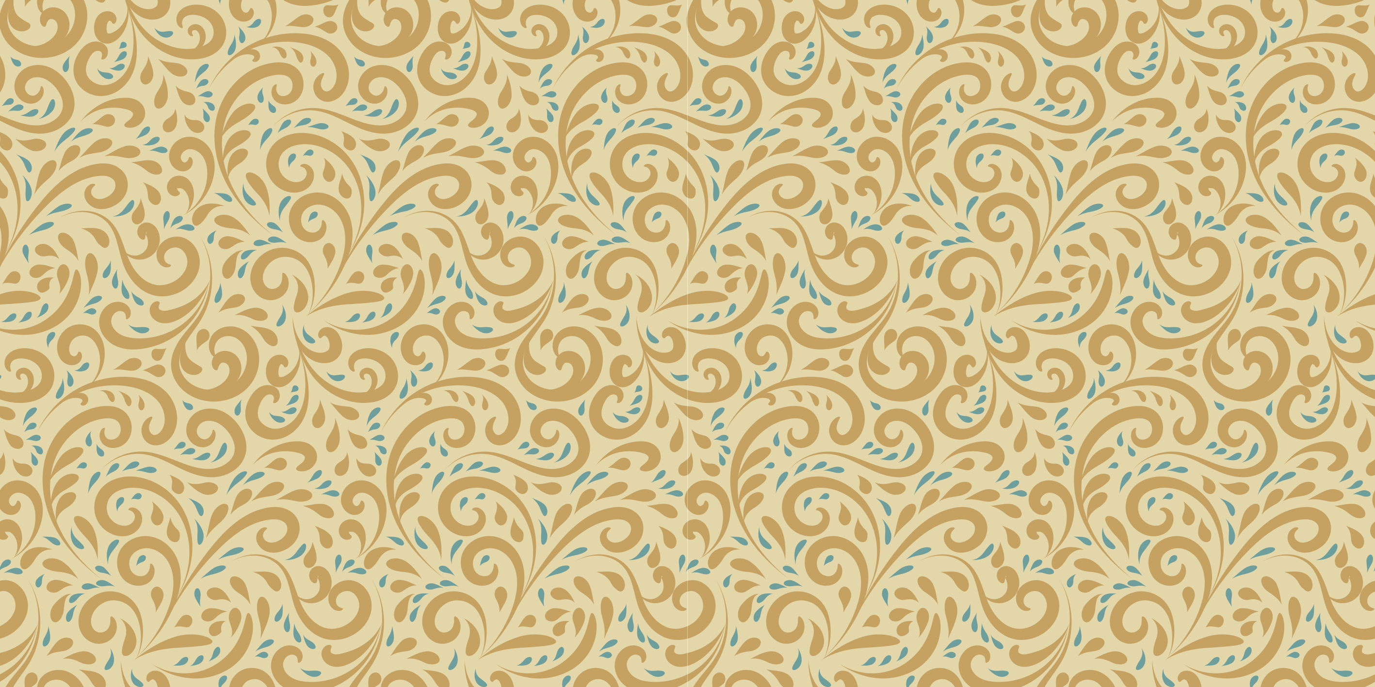 Alfombra vinílica vintage Dibujado a mano patrón floral vintage - TenVinilo