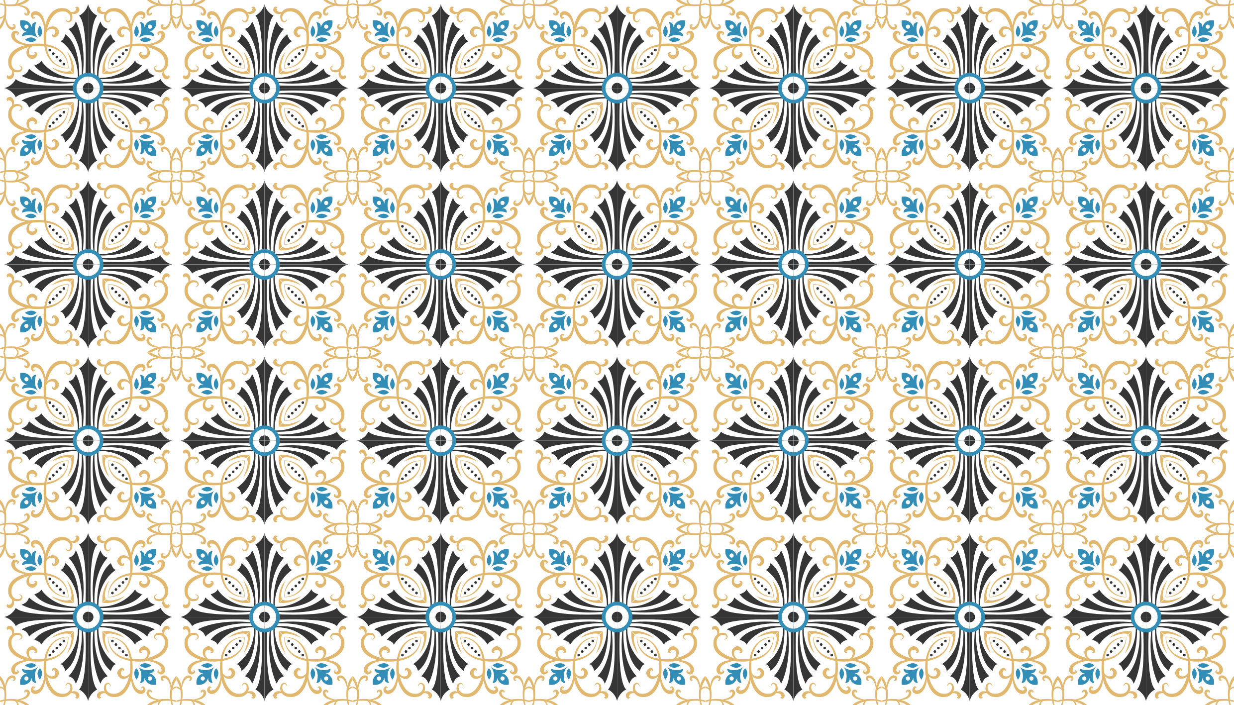 Alfombra vinílica mosaico estilo mosaico elegante - TenVinilo