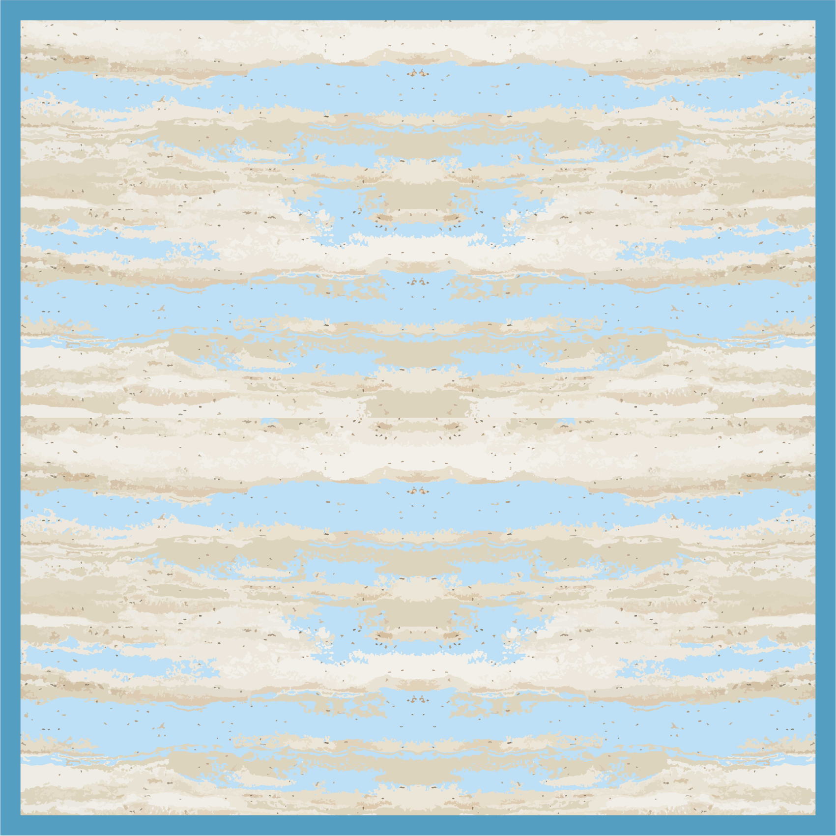 Alfombra vinílica imitación madera reproducción gris y azul - TenVinilo