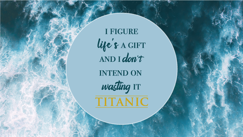 Alfombra vinílica frase la vida es un regalo - TenVinilo