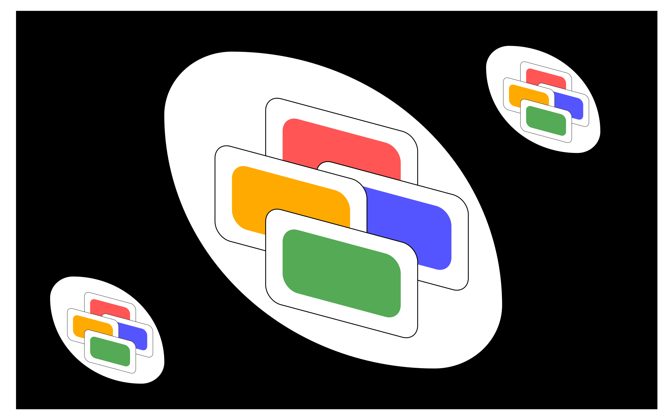 Alfombra vinílica juegos tarjeta clásica negra - TenVinilo