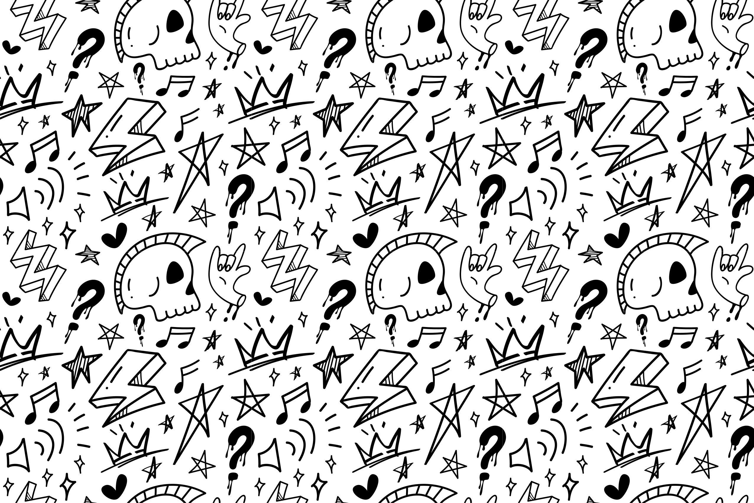 Alfombra vinílica juvenil patrones adolescentes eclécticos - TenVinilo