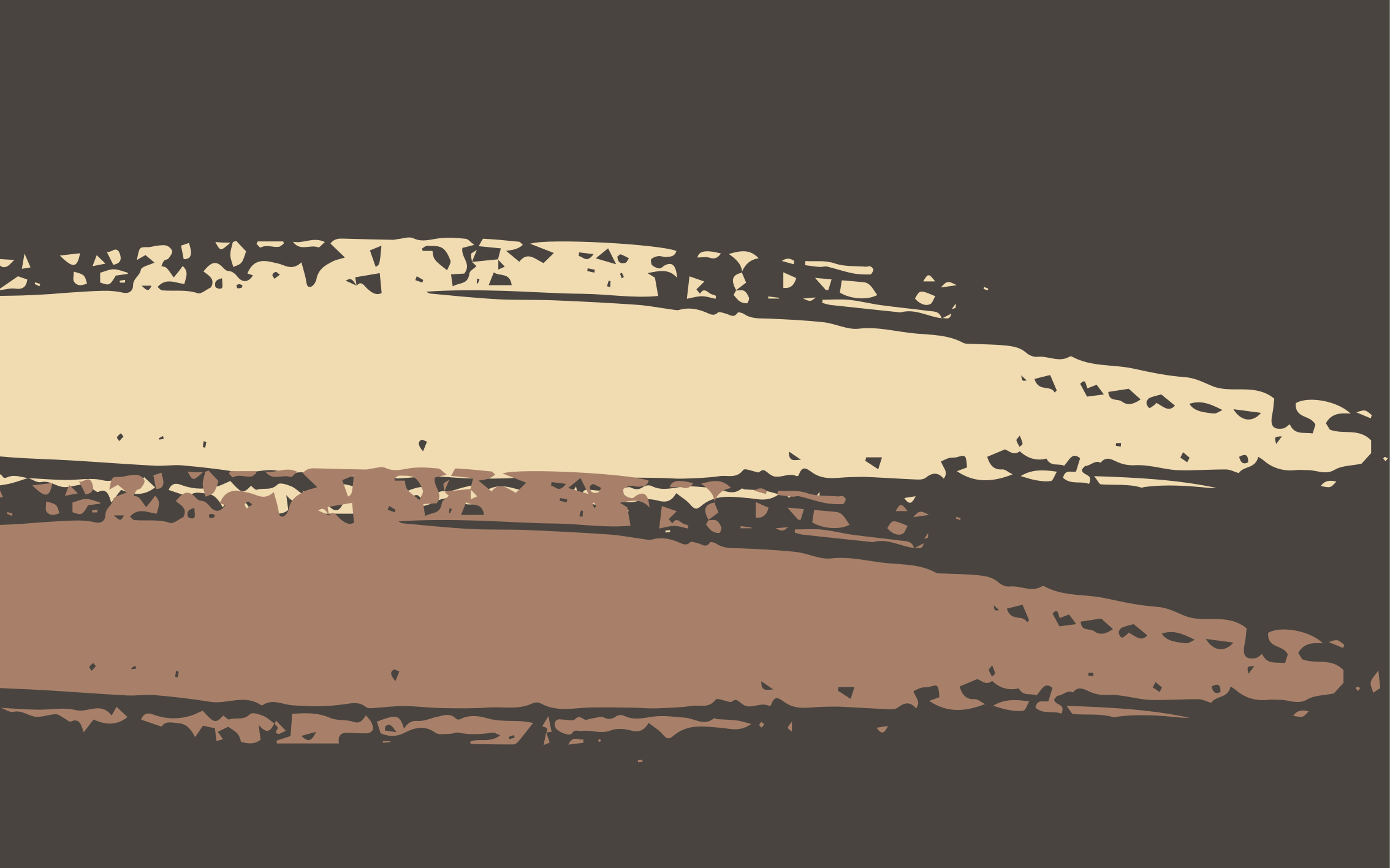 Alfombra vinílica marrón raya texturizada abstracta - TenVinilo