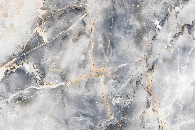 Alfombra vinílica imitación mármol tono gris azulado - TenVinilo