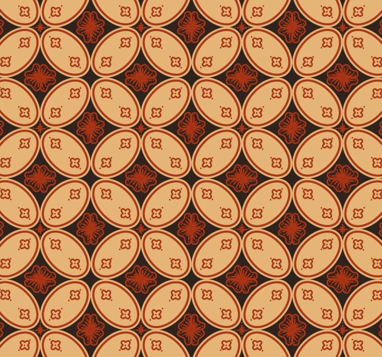 Papel tapiz azulejos con motivo geométrico - TenVinilo