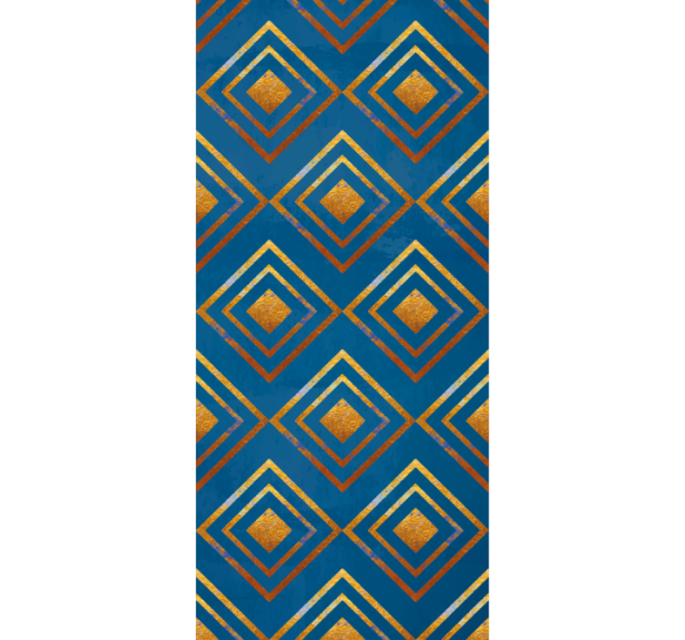 Papel tapiz geométrico diamantes y líneas - TenVinilo