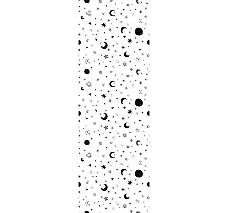 Papel tapiz estrellas cielo nocturno celestial - TenVinilo