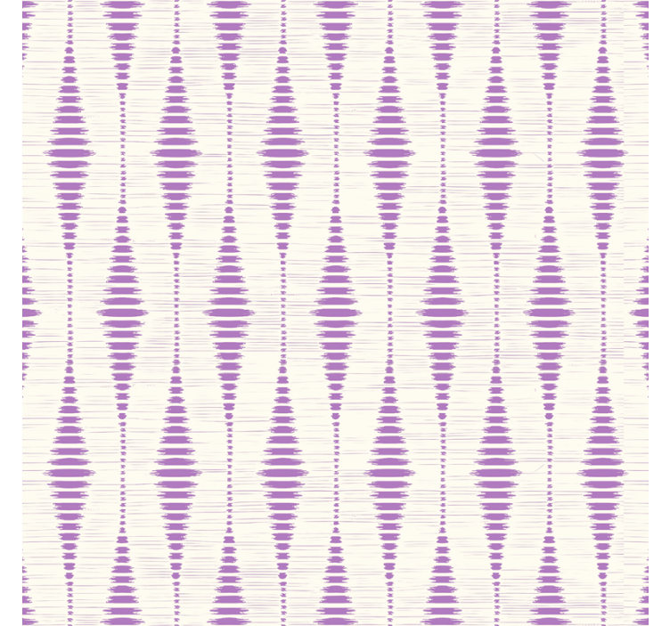 Papel tapiz geométrico ikat rabaul morado - TenVinilo
