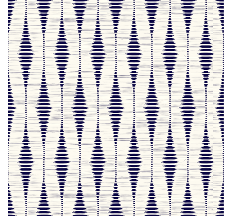 Papel tapiz geométrico azul marino rabaul ikat - TenVinilo