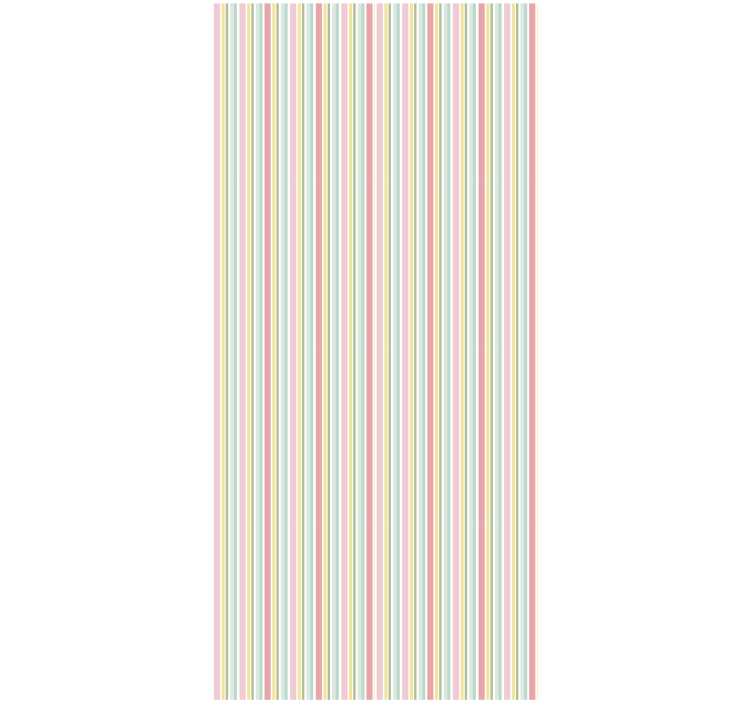 Papel tapiz para sala rayas horizontales pastel - TenVinilo