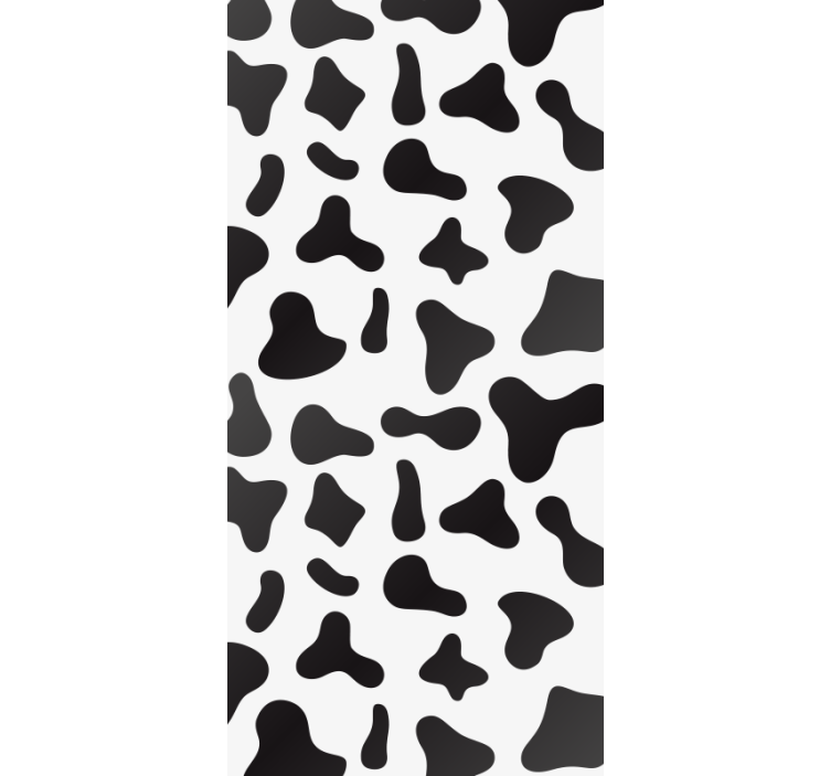 Papel tapiz animales estampado de vaca - TenVinilo