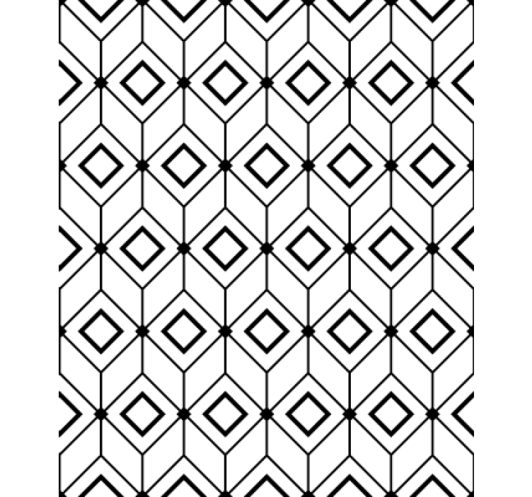 Papel tapiz geométrico elementos de diamante moderno - TenVinilo