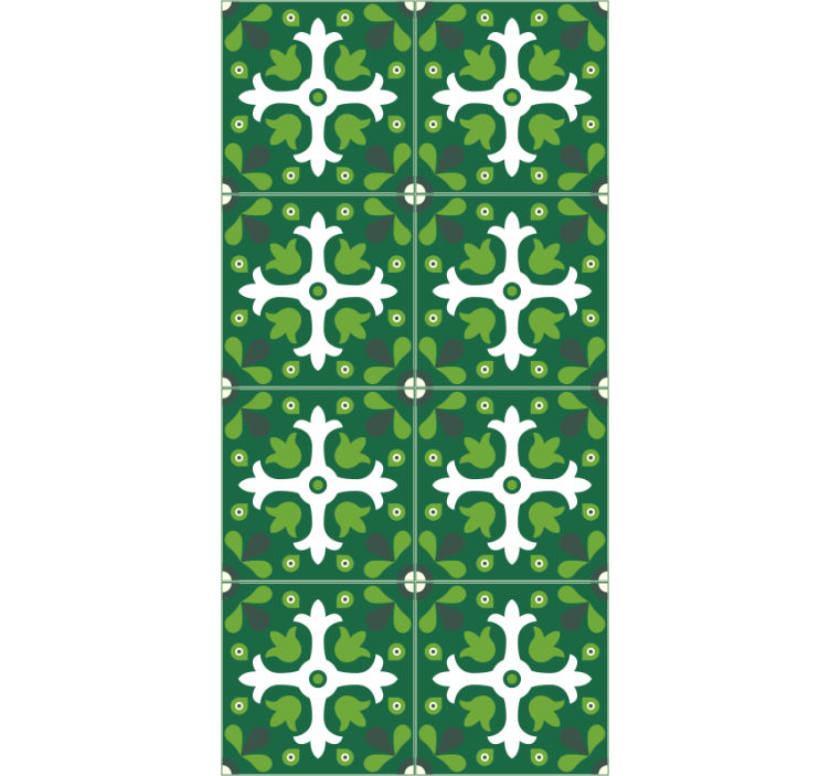 Papel tapiz naturaleza estampado botánico esmeralda - TenVinilo