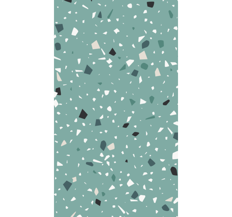 Papel tapiz textura aquamarina terrazzo - TenVinilo
