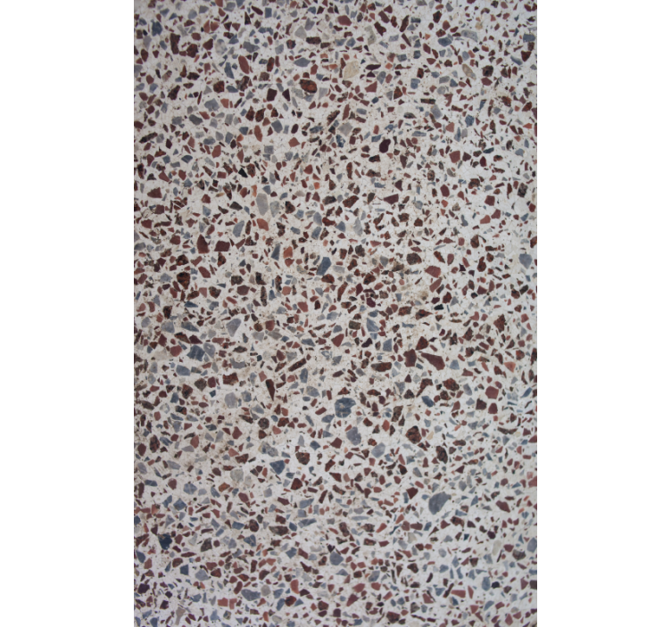 Papel tapiz textura terrazzo color gris - TenVinilo