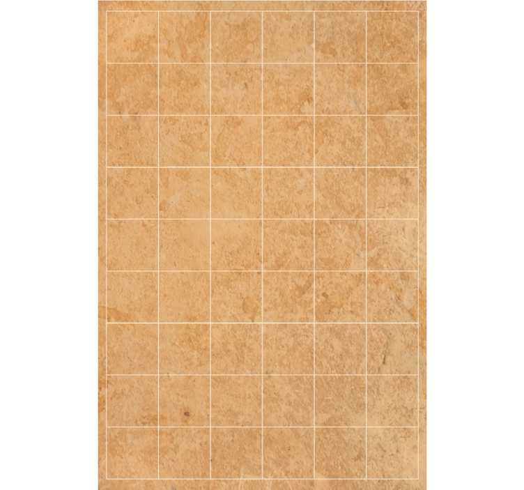 Papel tapiz azulejos cuadrados beige claro - TenVinilo