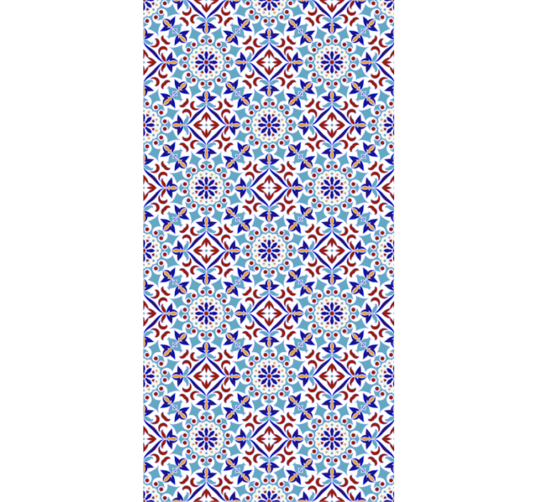 Papel tapiz azulejos motivo cerámico - TenVinilo