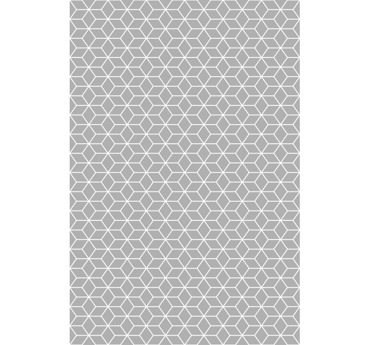 Papel tapiz textura patrón hexagonal gris - TenVinilo