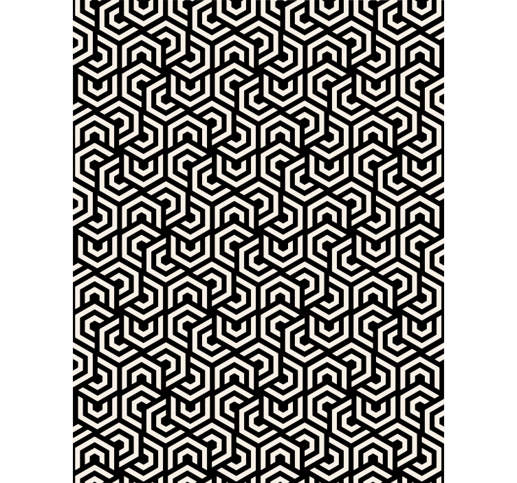 Papel tapiz oficina estor diseño hipnótico - TenVinilo
