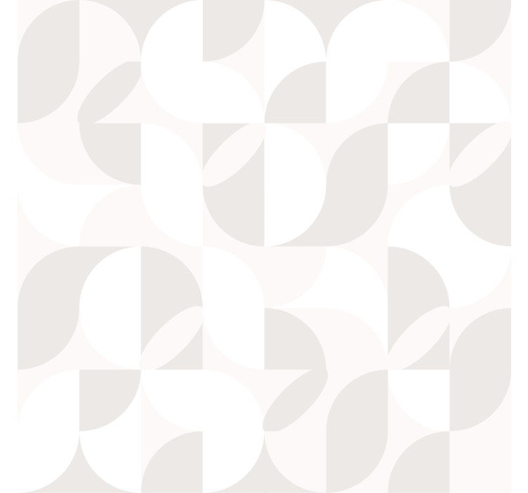 Papel tapiz moderno tonos blancos retro - TenVinilo