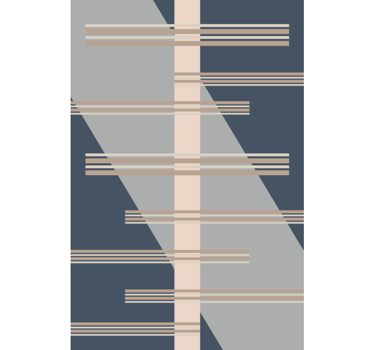 Papel tapiz moderno tema de líneas geométricas - TenVinilo