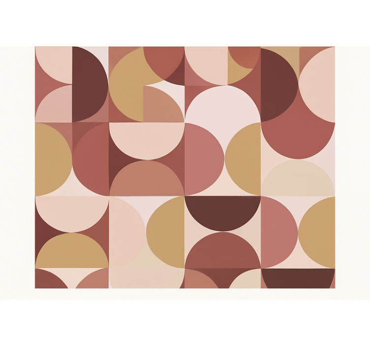 Papel tapiz recámara matrimonial diseño retro rosa - TenVinilo